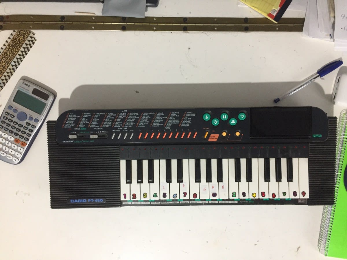 MIDI-fying an old Casio Digital Keyboard