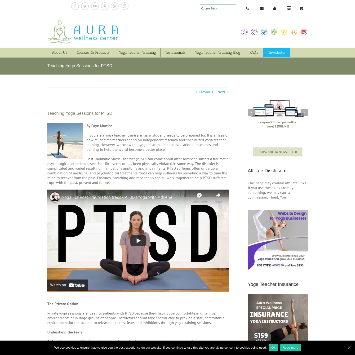 Teaching Private Yoga Sessions for PTSD - Yoga Practice Blog