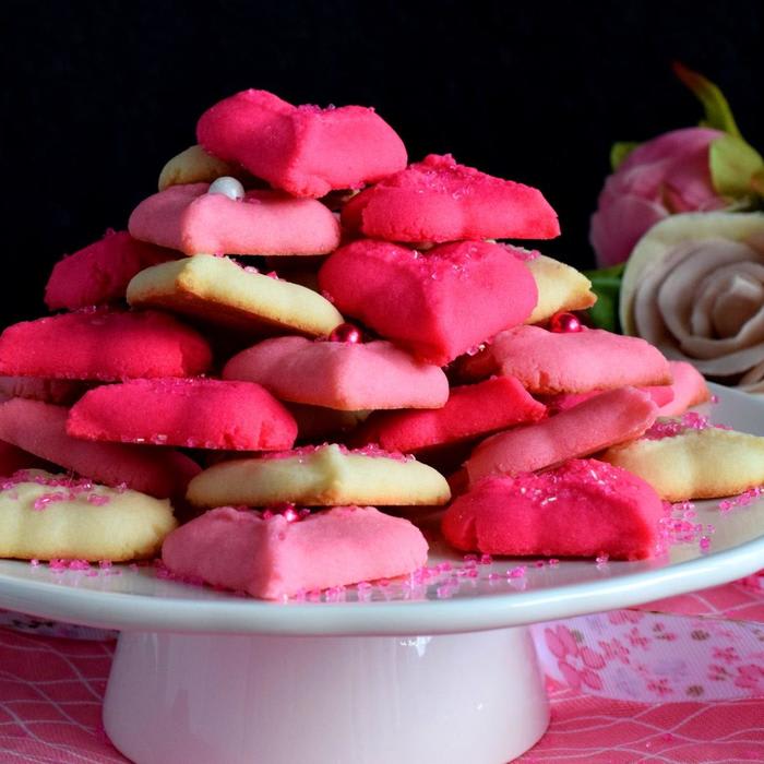 Valentine Spritz Cookies - Lord Byron's Kitchen