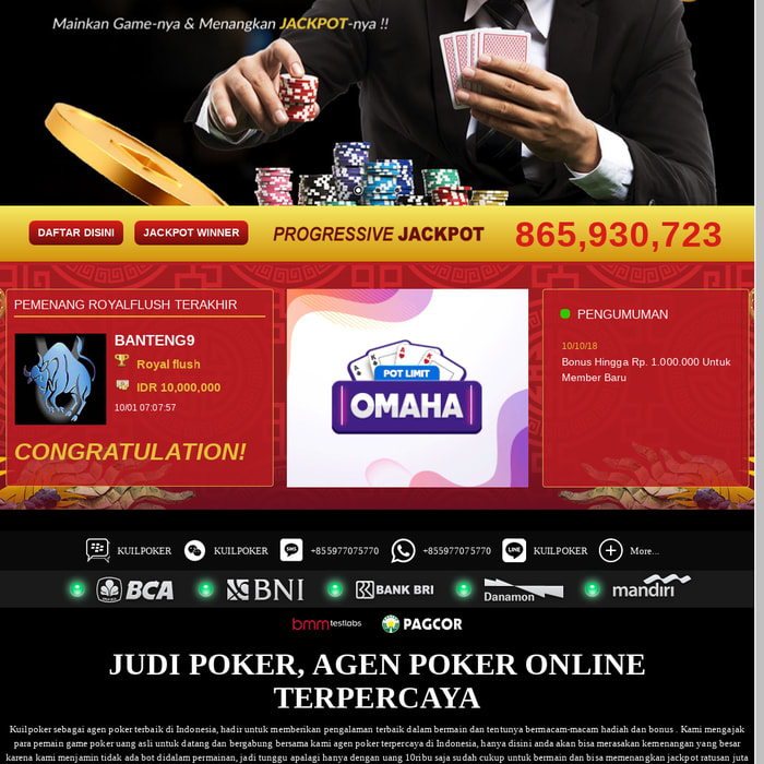 AGEN POKER - Daftar Poker Online Terpercaya