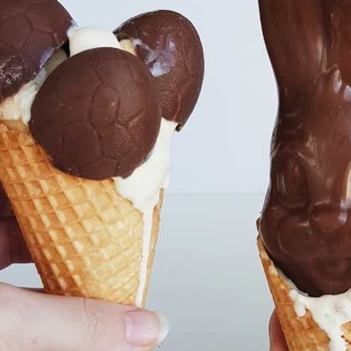 How to make Choc Top Ice-creams with all your excess Easter Eggs