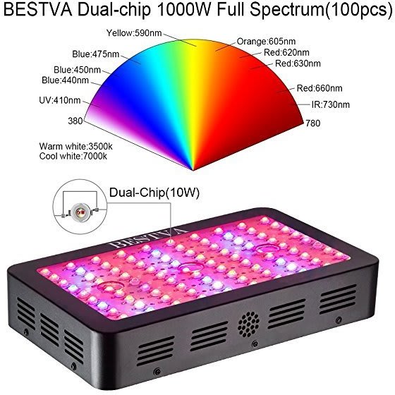 Bestva 1000w Full Spectrum led Grow Light Review You Should Know