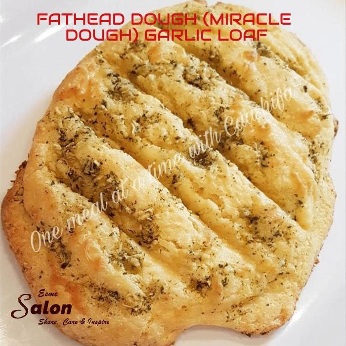 Fathead Dough (Miracle Dough) Garlic Loaf ~ Esme Salon