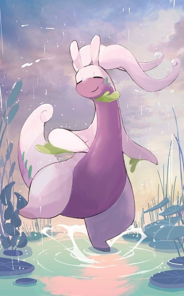 Pokemon In Rain “It loves the rain. This mellow Pokémon can be seen walking around on ...