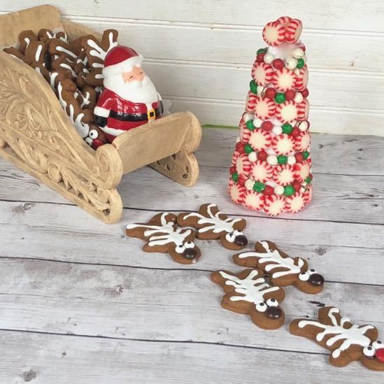 Fun Twist on A Gingerbread Boy Cookie: Reindeer Cookies