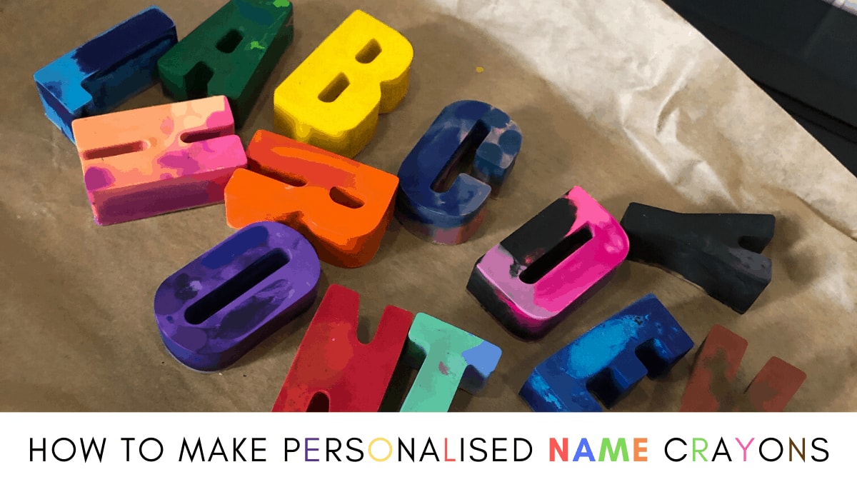 How to make Personalised Name Crayons