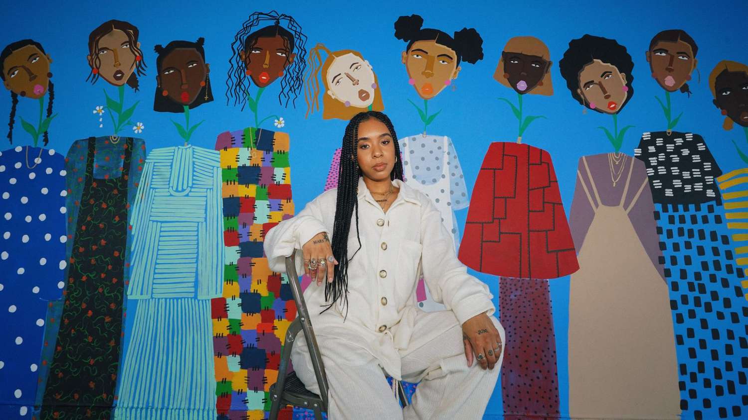 Meet the Black-Latinx Artist Behind the World Trade Center's New Mural Honoring Women of Color