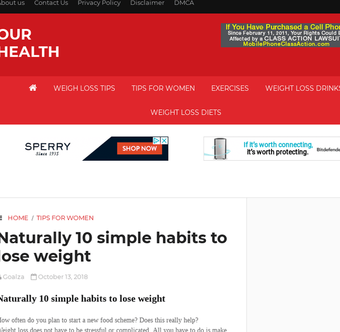 Naturally 10 simple habits to lose weight