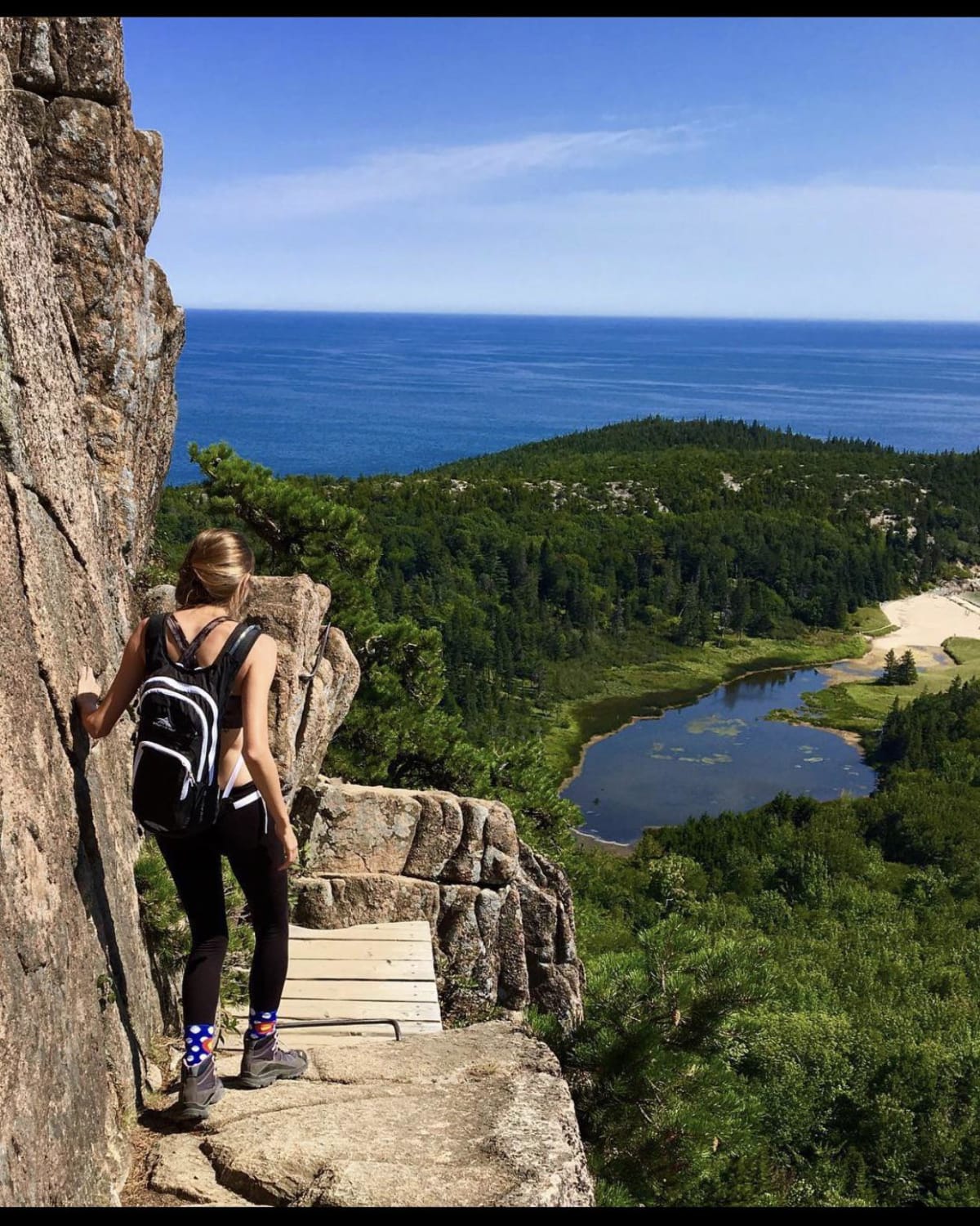 Beehive Trail, Acadia National Park in Maine a few years ago.