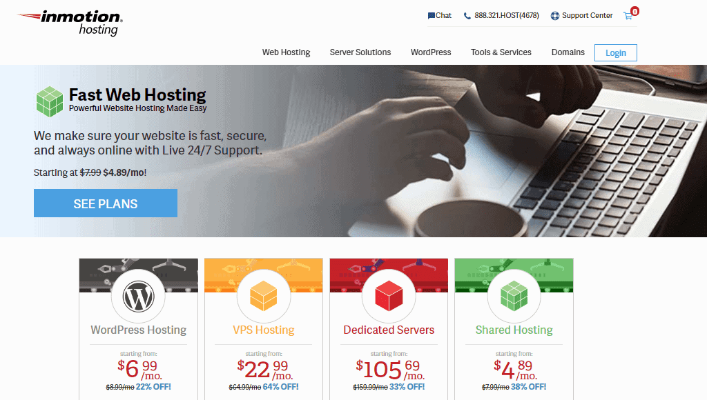 World best Inmotion web hosting reviews offer coupan 2020