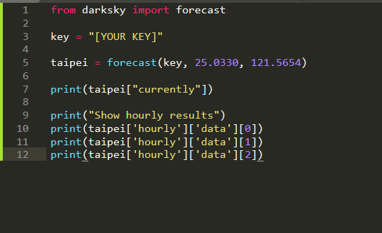 Open Source Project of the Month - darkskylib