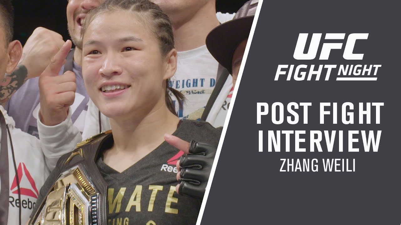 UFC Shenzhen: Zhang Weili - "I Knew I'd Be The First Chinese Champ"
