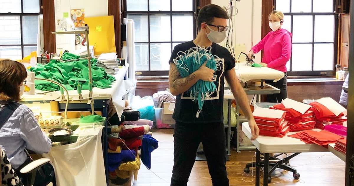 Here's Why Christian Siriano's Colorful Medical Masks Make a Difference