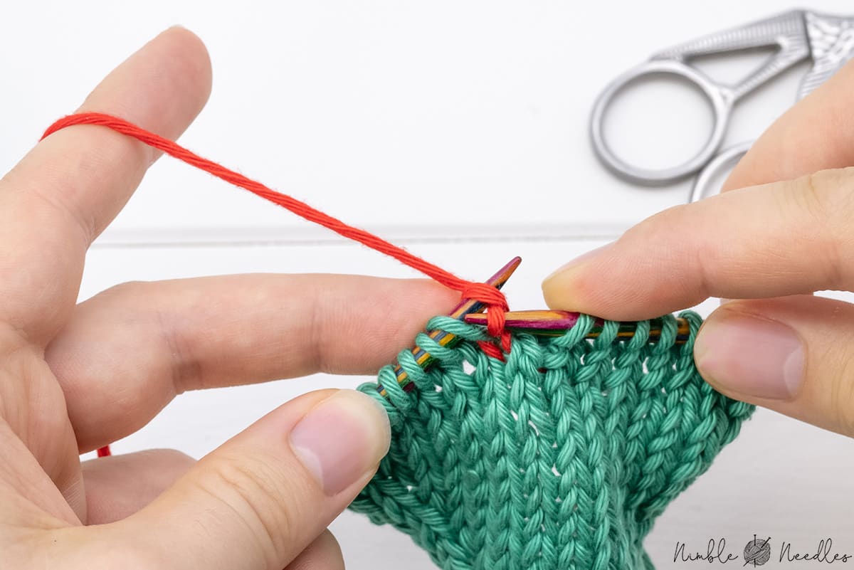 How to knit the right loop increase - KRL [Step by step tutorial + video]