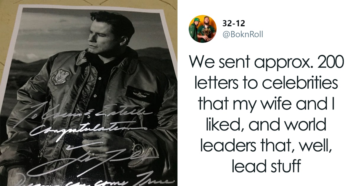 Guy Decided To Send Wedding Invitations To Celebrities Shares What They Responded