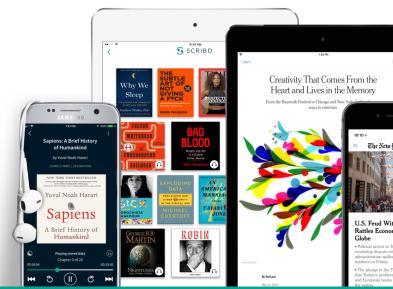 Scribd Bundles New York Times With E-Books, Audio Books for $13 a Month