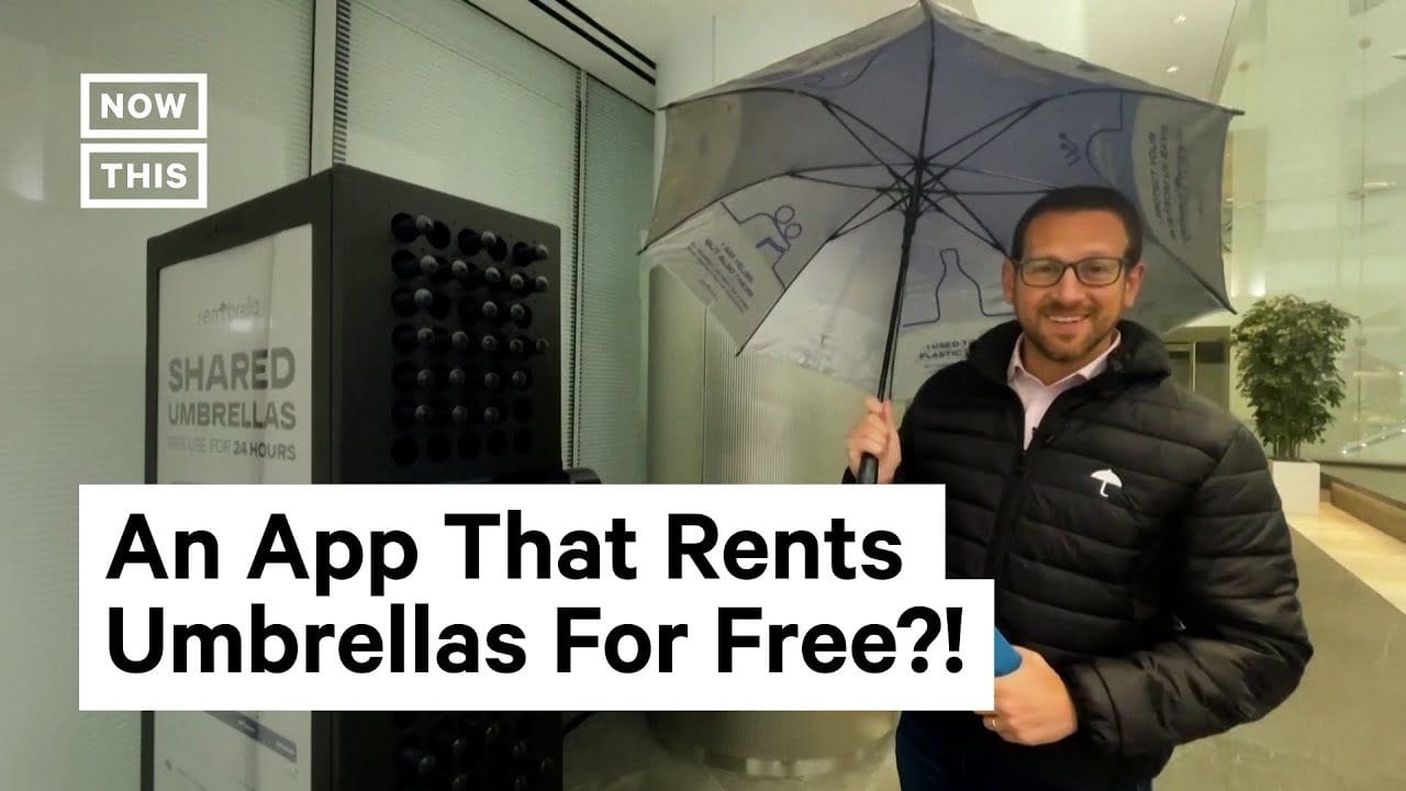 App Lets You Rent Free Umbrellas in NYC #Shorts