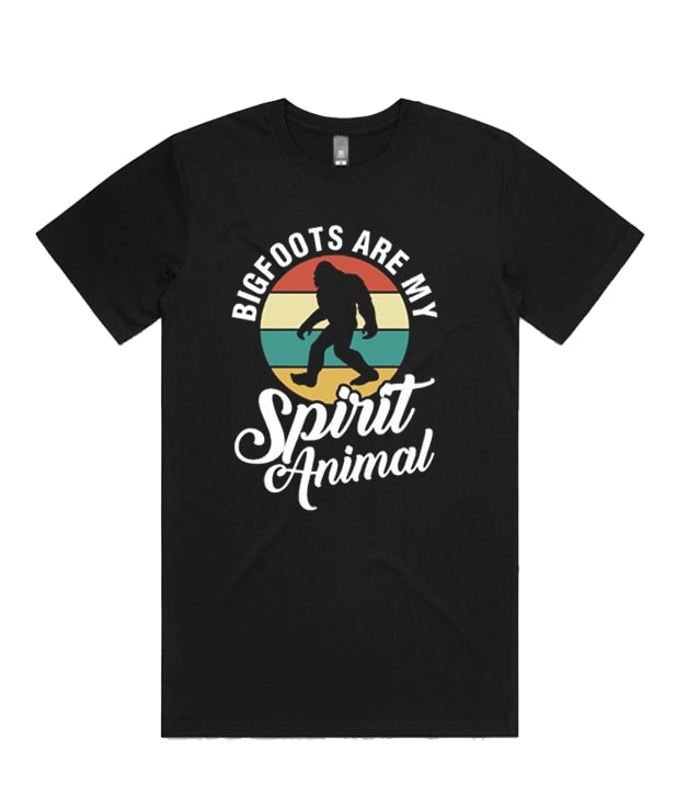 Bigfoots Are My Spirit Animal admired T-shirt