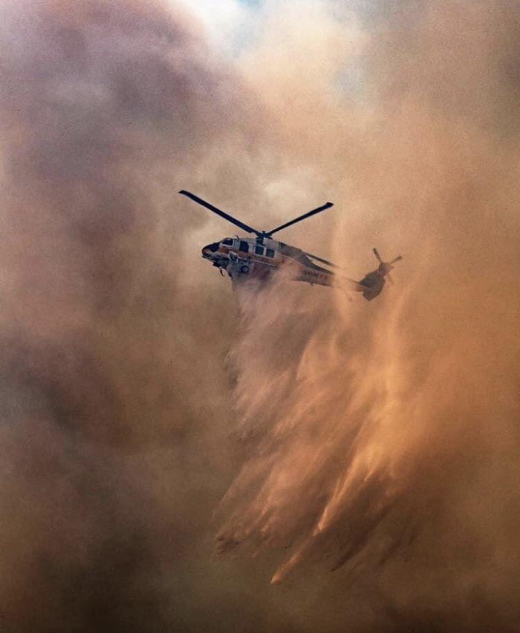 Fire Fighting Helicopter - CA Wildfires