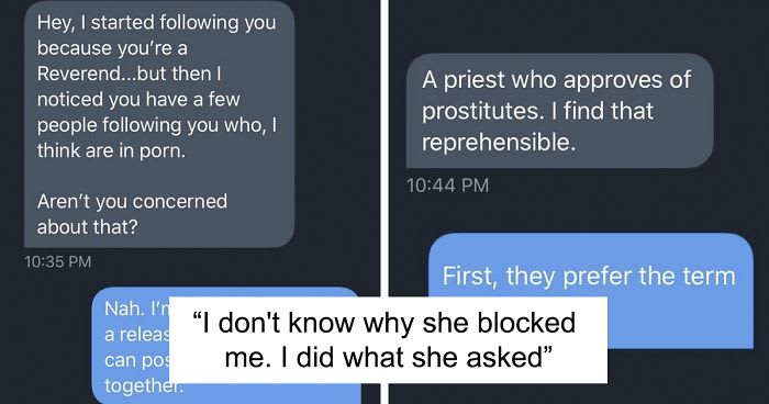 Karen Asks Priest Why He Tolerates ‘Prostitutes’ Following Him, Gets Shut Down