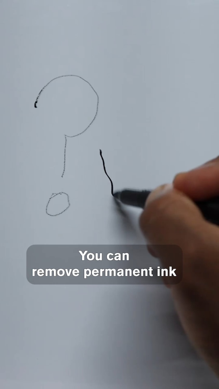 How to Remove Permanent Marker?