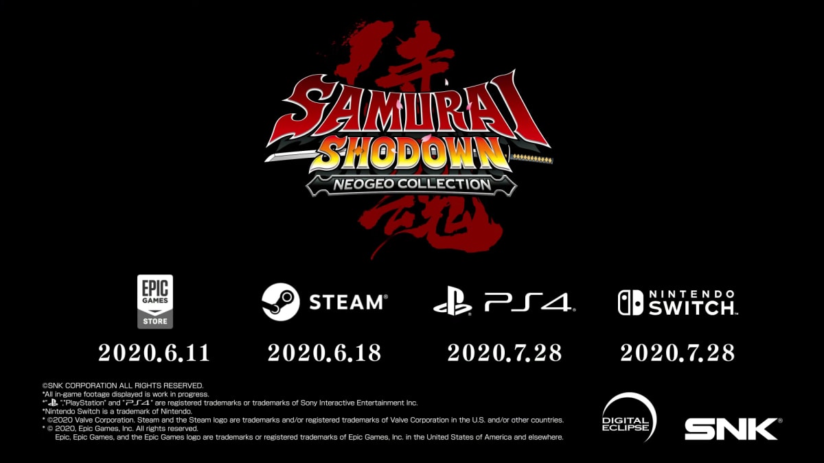 Video: Samurai Shodown Neo Geo Collection trailer