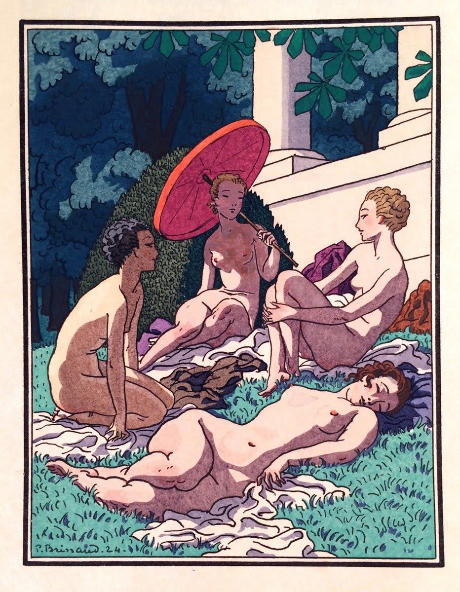 Illustration by Pierre Brissaud. 1924.
