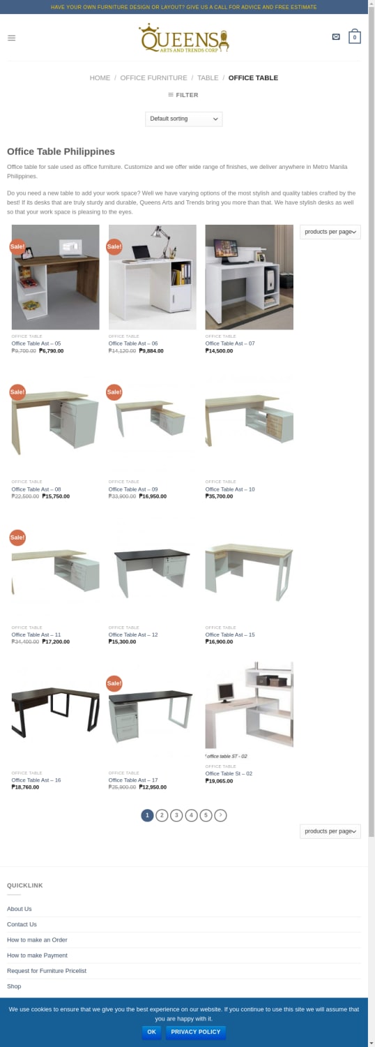 Office Table Manila - Office Table Supplier Philippines - Office Table for Sale
