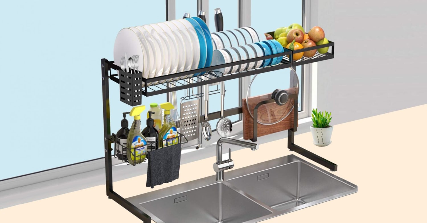Amazon Shoppers Love This G Ting Over-Sink Dish Rack