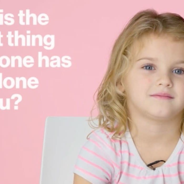 Women Ages 5 to 75 Answer the Question: What's the Nicest Thing Someone Has Ever Done for You?