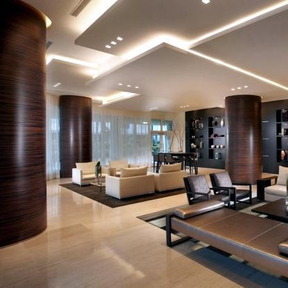 33 examples of modern living room ceiling design.