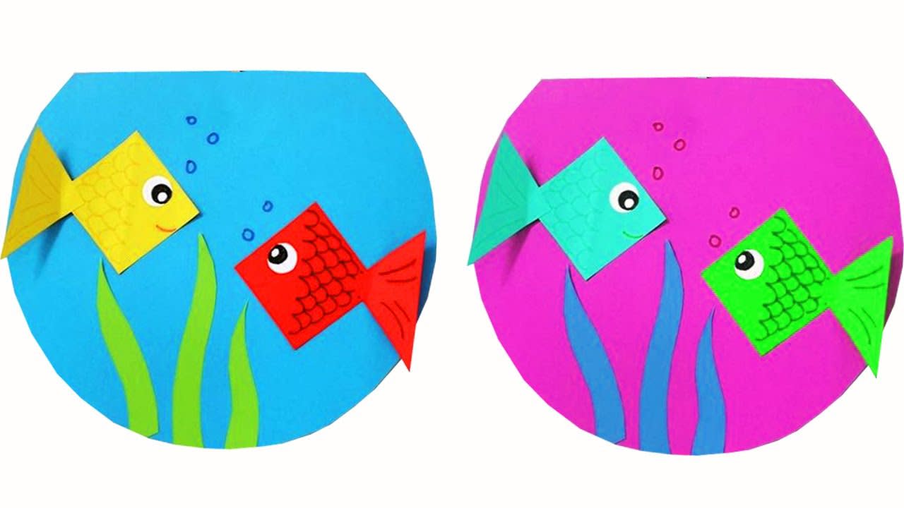 How To Make Paper Fish Easily Fish Paper Fish