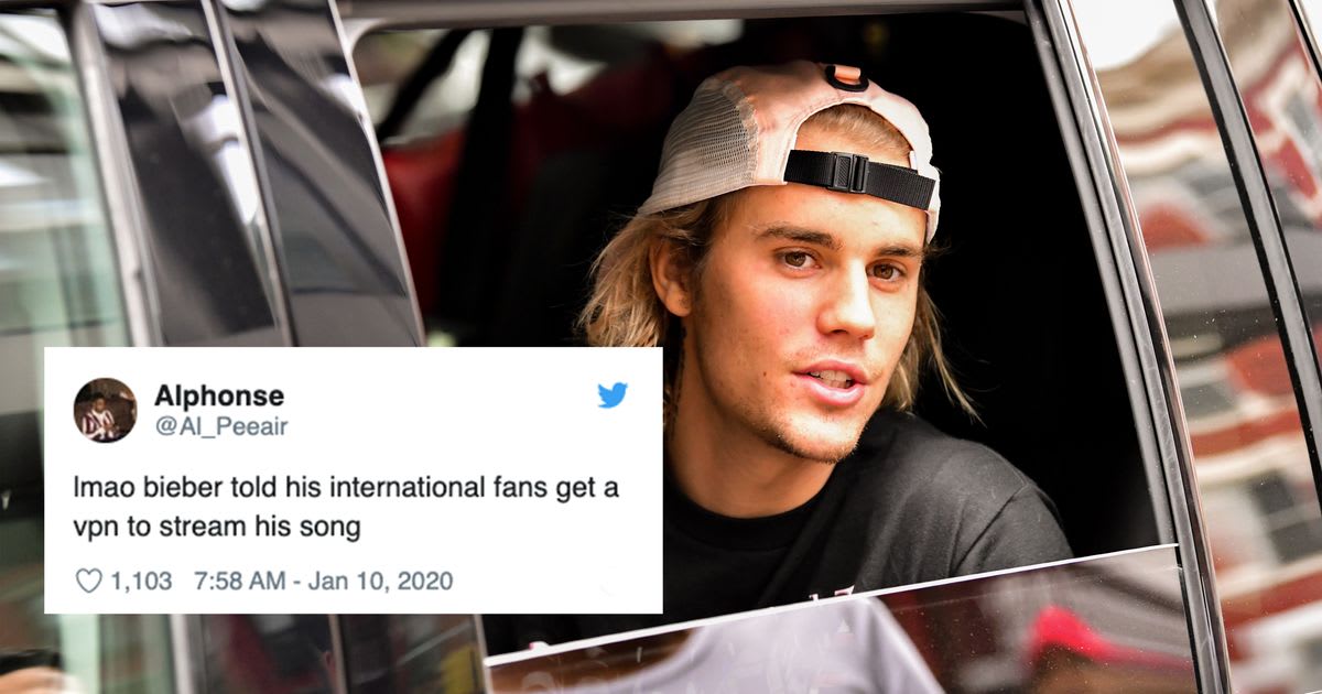 Justin Bieber suggested fans boost 'Yummy' by cheating music charts with VPNs