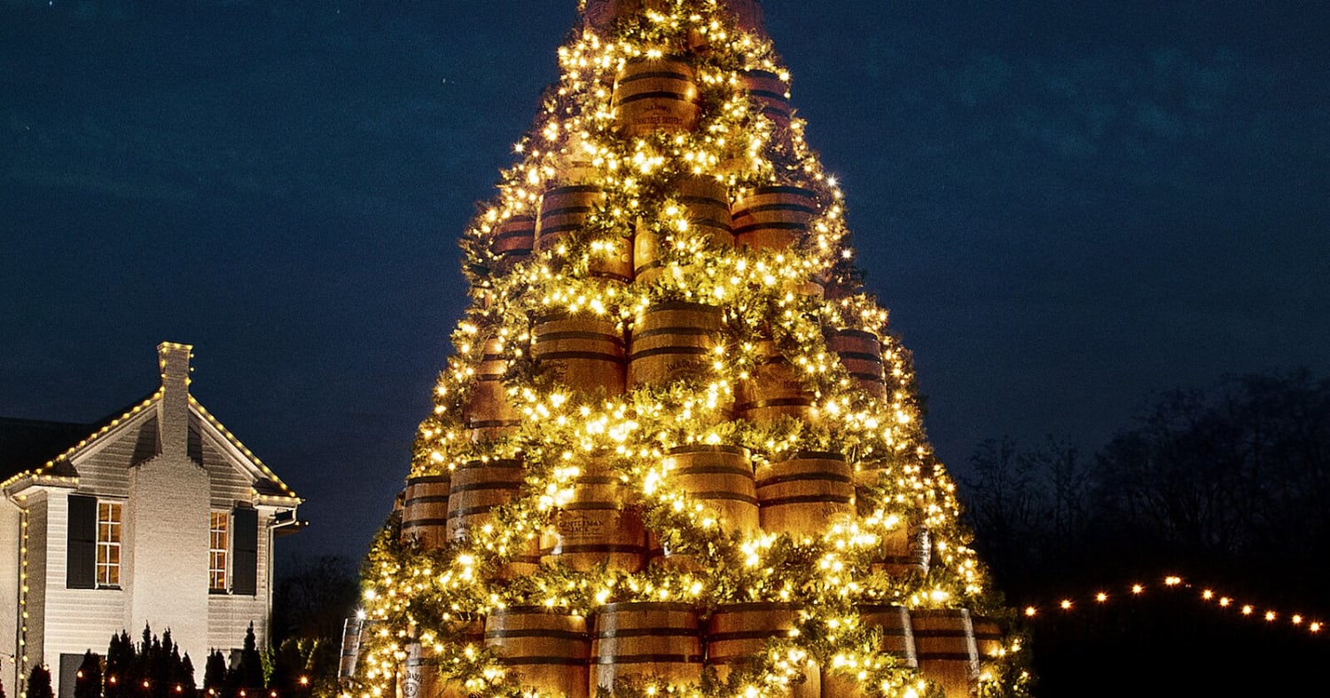 Jack Daniel's Whiskey Barrel Christmas Trees Are Coming to Five Cities This Season