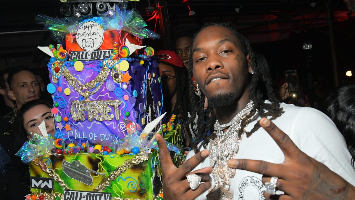 Offset Had a Call of Duty-Themed Cake to Celebrate Turning 28