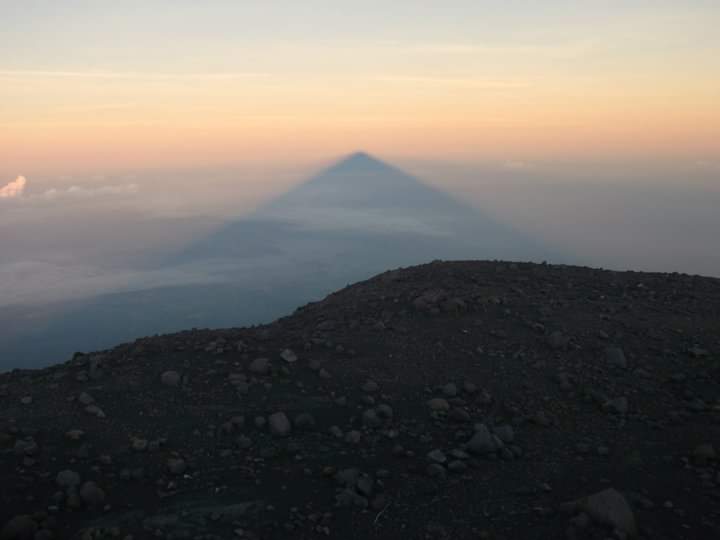 The other side of the sunrise. Semeru (3767 m), Indonesia. Circa 2011.