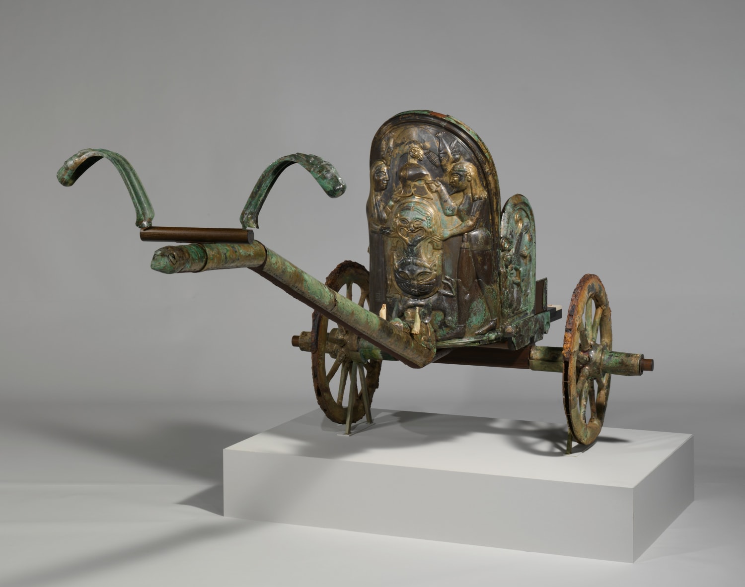 530 BC Monteleone chariot. Currently at the New York Metropolitan Museum of Art, it is one of the best-preserved surviving ancient chariots.