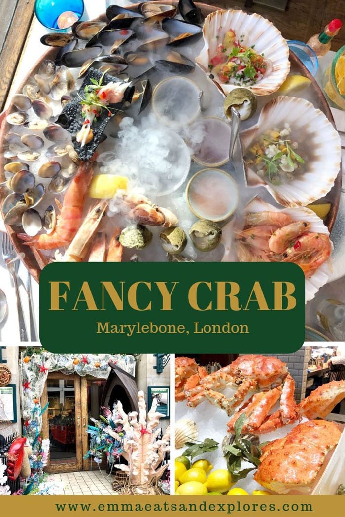 Fancy Crab, Marylebone, London - Emma Eats & Explores
