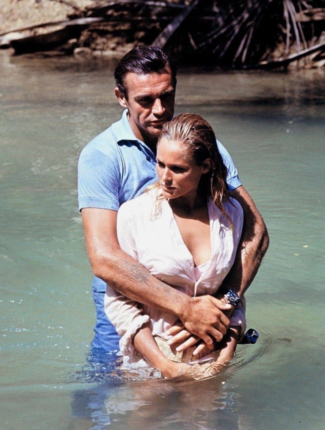 Sean Connery and Ursula Andress in Dr No. 1960's