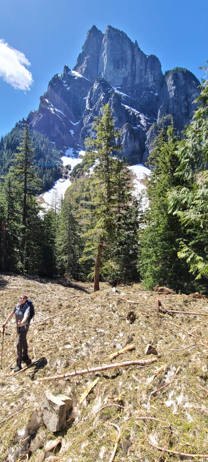 Hiked Over An Avalanche Today, That Was A First!! Barclay Lake Trail, Baring Washington USA