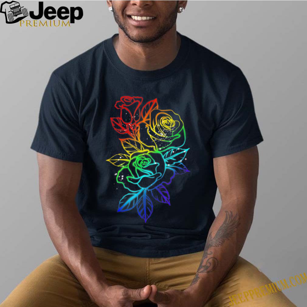 The world is Colorful Pride LGBT Roses Gay Lesbians Shirt, Hoodie