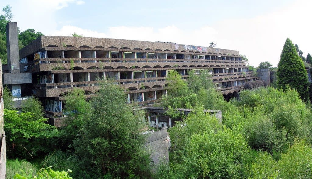 St Peter's Seminary in Cardross, Scotland by Gillespie, Kidd & Coia in 1966.