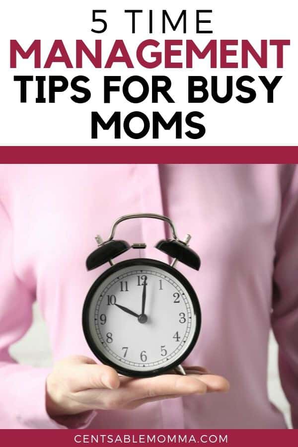 5 Time Management Tips for Busy Moms