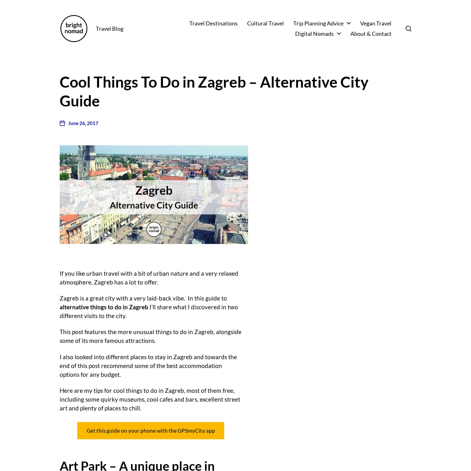Alternative Things to do in Zagreb, Croatia