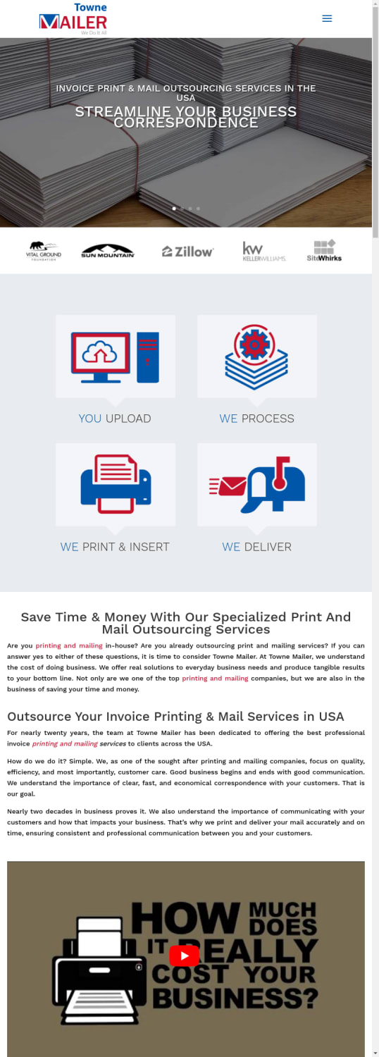 Leading Print & Mail Outsourcing Company
