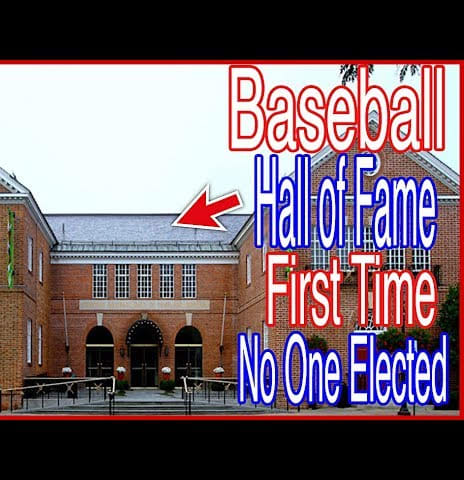 This Day in Sports January 8, 1996 MLB Hall Of Fame First No One Elected