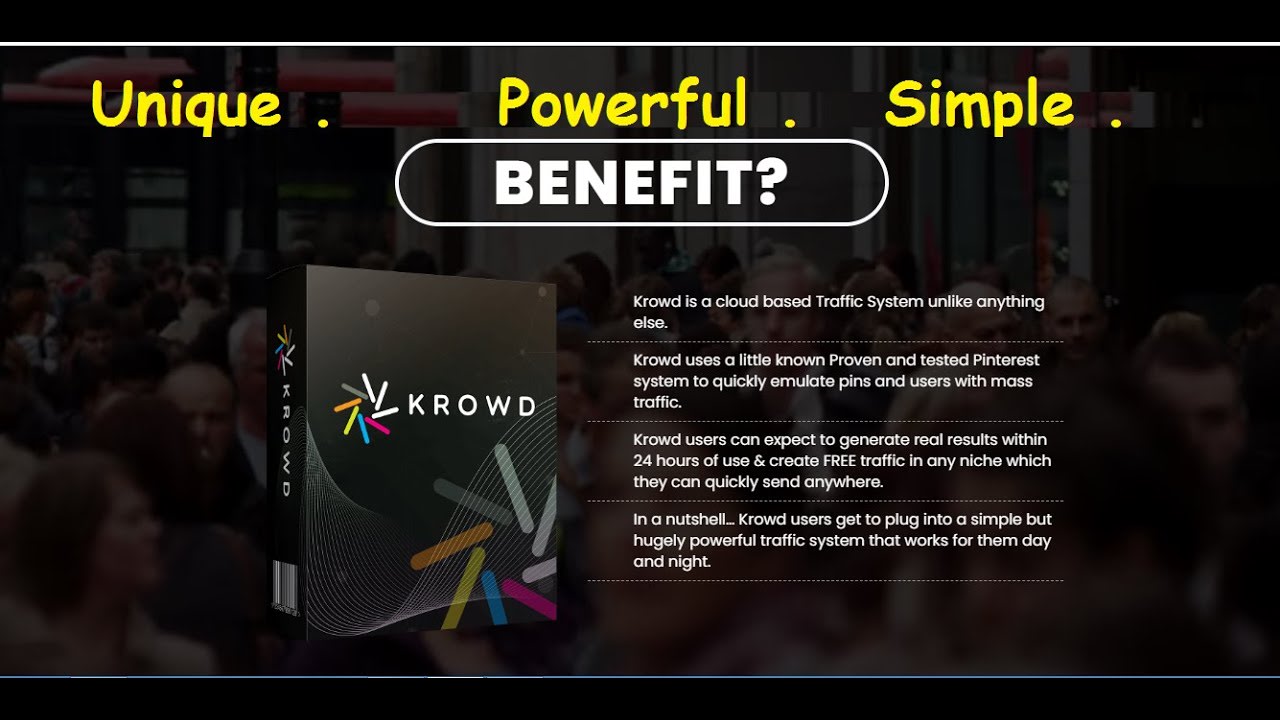 Krowd Review #Krowd #trafficgenerationsoftware