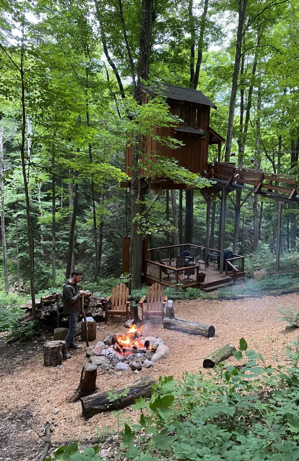 Off the grid treehouse. What the soul needed!
