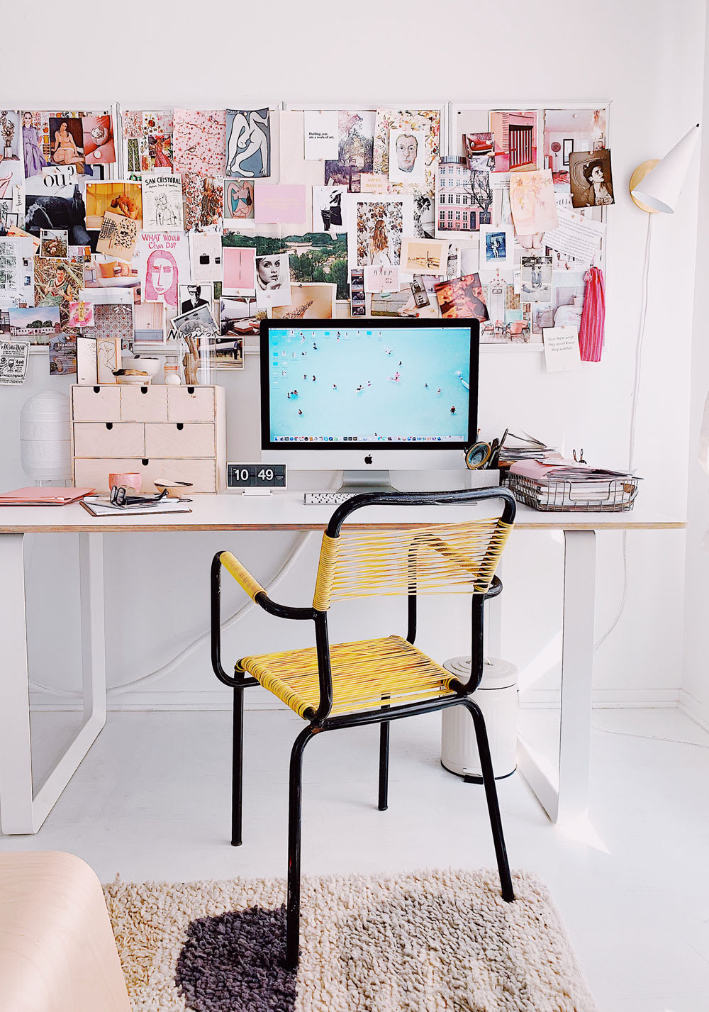 from guest room to home office makeover. / sfgirlbybay