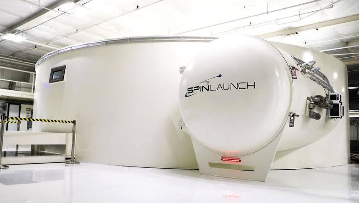SpinLaunch's ginormous centrifuge plans to slingshot rockets into space